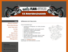 Tablet Screenshot of flaig-cycles.de